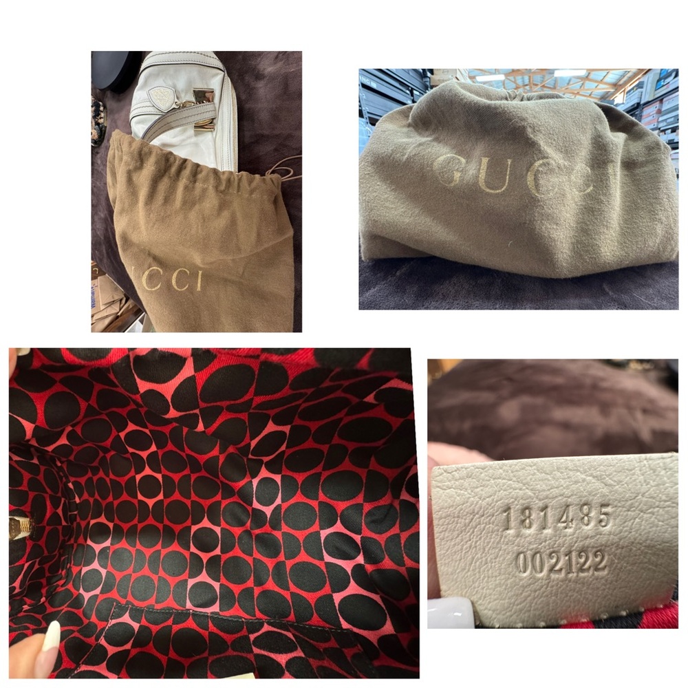 Gucci White Leather Duchessa Bag EUC!! - Picture 10 of 10